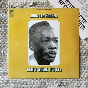John Lee Hooker - “That’s Where It’s At!” Vinyl LP (RI)